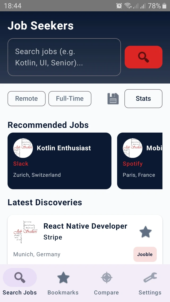 Job Seekers : Find Job Search screenshot